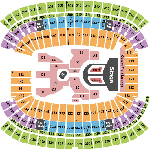 Gillette Stadium Karol G Seating Chart